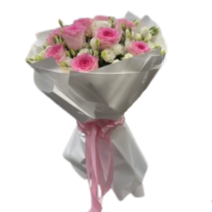 Lisianthus and Roses