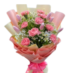 Tulips with Carnation