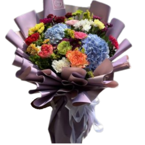 Hydrangea and Gerbera