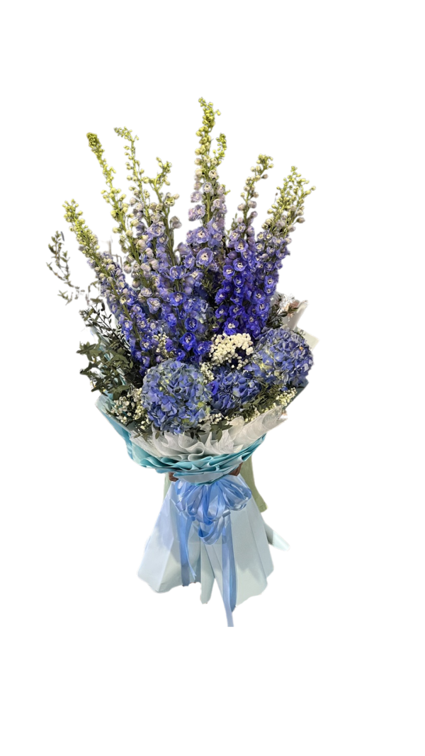 Hydrangea and Delphinium