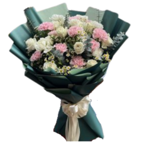 Green, White and Pink