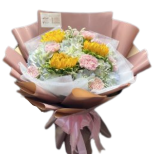 Sunflower and Carnation