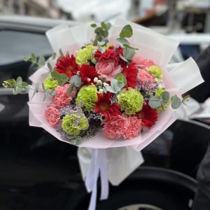 Green, Red and Pink