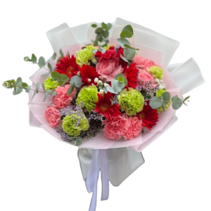 Green, Red and Pink