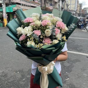 Green, White and Pink