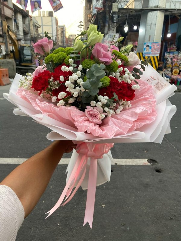Green and Red with Carnation