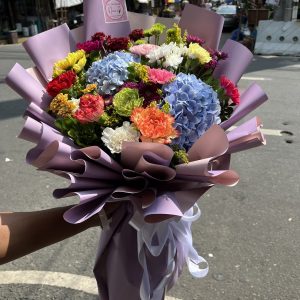 Hydrangea and Gerbera