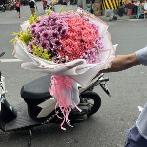 Pink and purple