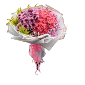 Pink and purple
