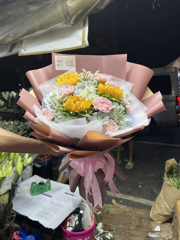 Sunflower and Carnation